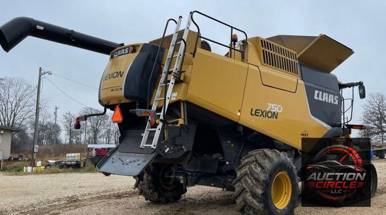 2012 Claas Lexion 750TT  RWA combine