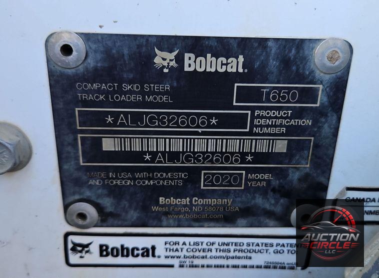 2020 Bobcat T650