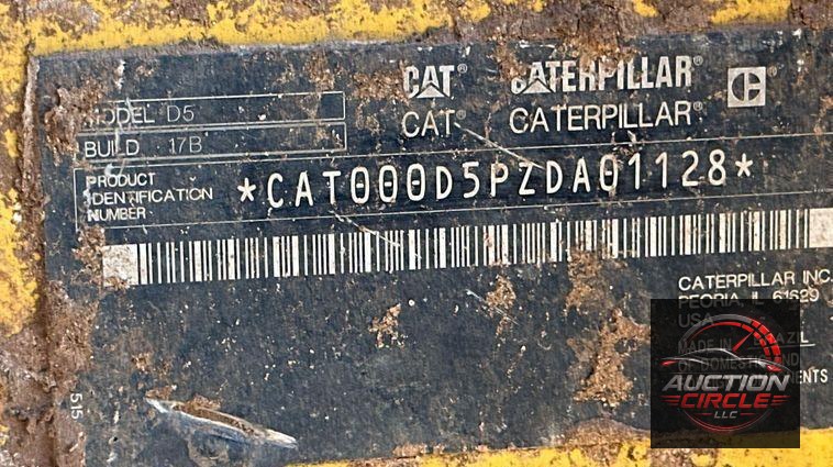 2022 Caterpillar D5 dozer