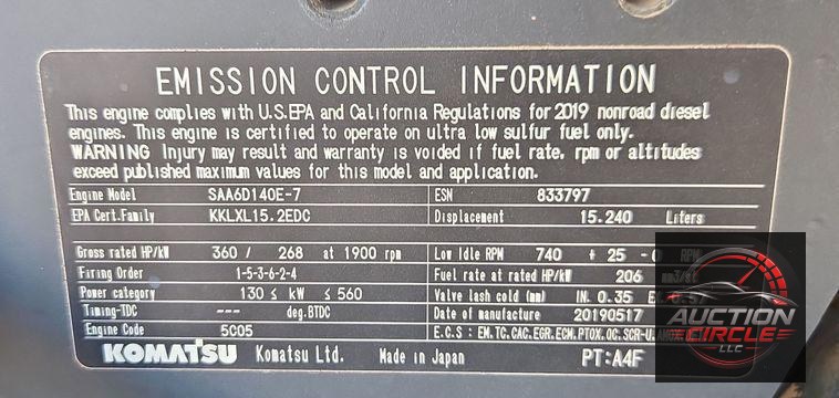2020 Komatsu D155AXI-8 dozer