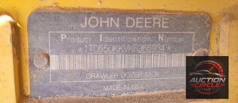 2020 John Deere  550K LGP dozer