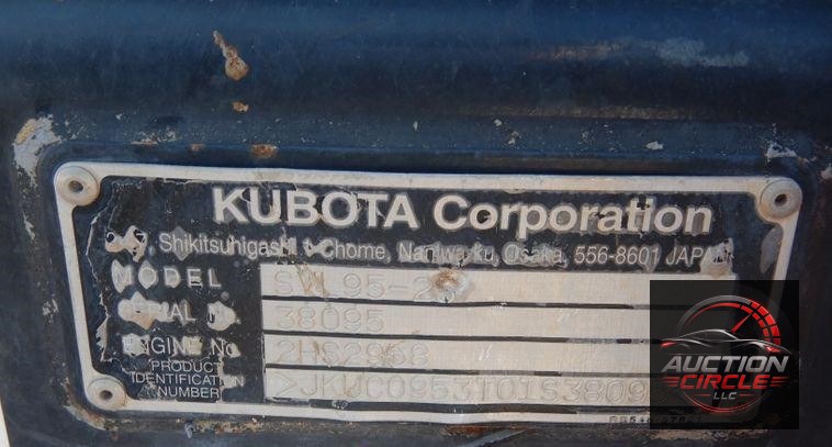2018 Kubota SVL95-2S skid steer