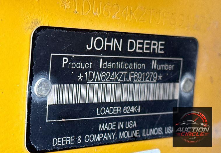 2018 John Deere 624K-II wheel loader
