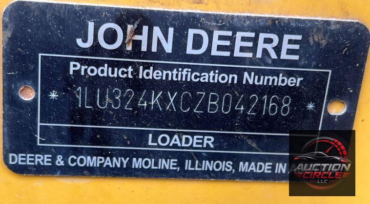 2016 John Deere 324K  wheel loader