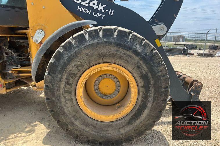 2017 John Deere 624K-II  high lift wheel loader