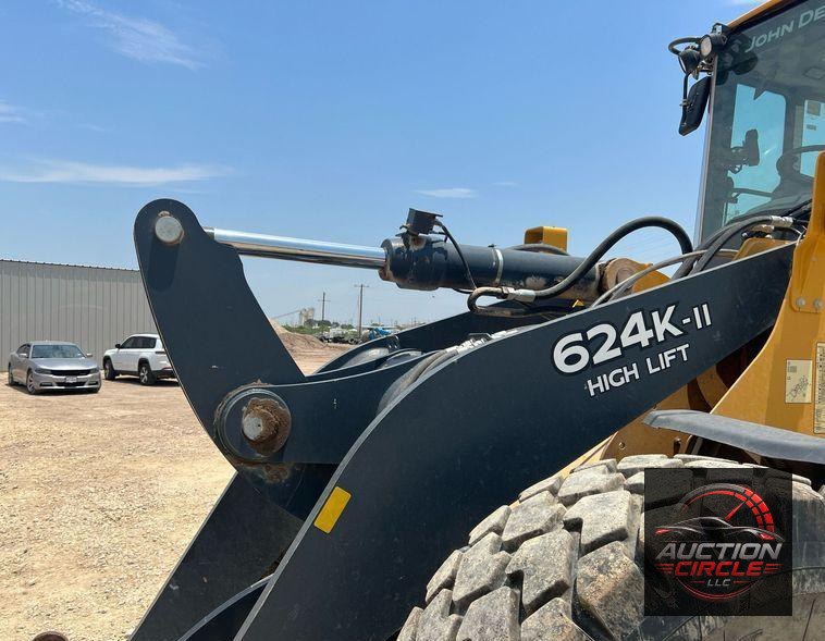 2017 John Deere 624K-II  high lift wheel loader