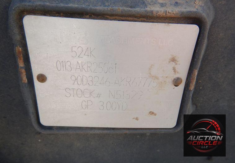 2012 John Deere 524K  high lift wheel loader