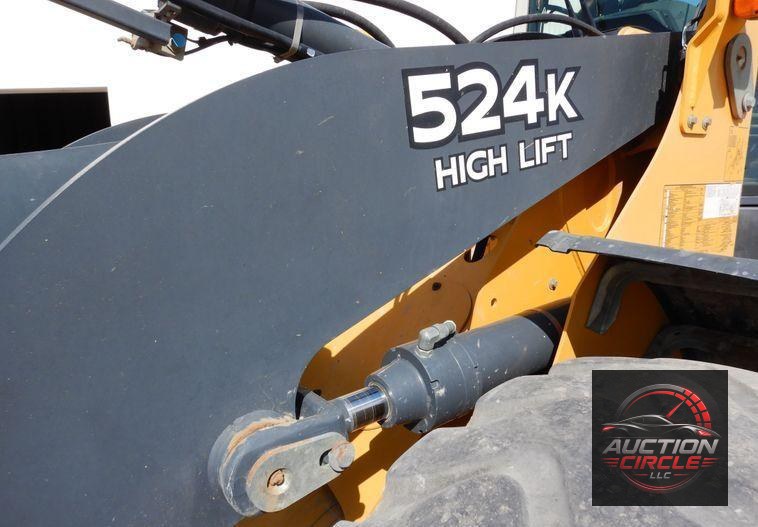 2012 John Deere 524K  high lift wheel loader