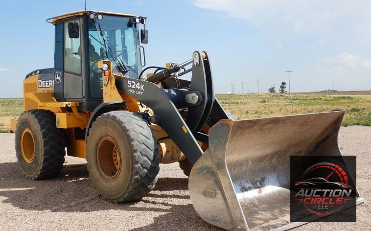 2012 John Deere 524K  high lift wheel loader