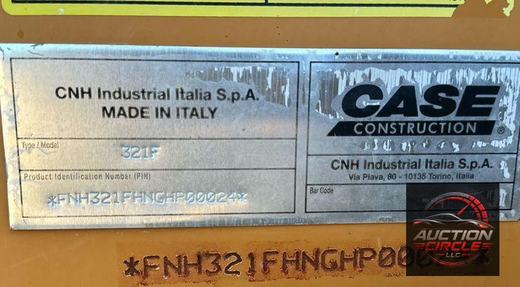 2016 Case 321F  wheel loader
