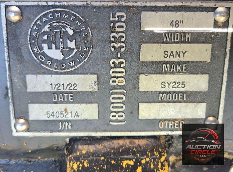 2022 Sany ST225C LC excavator