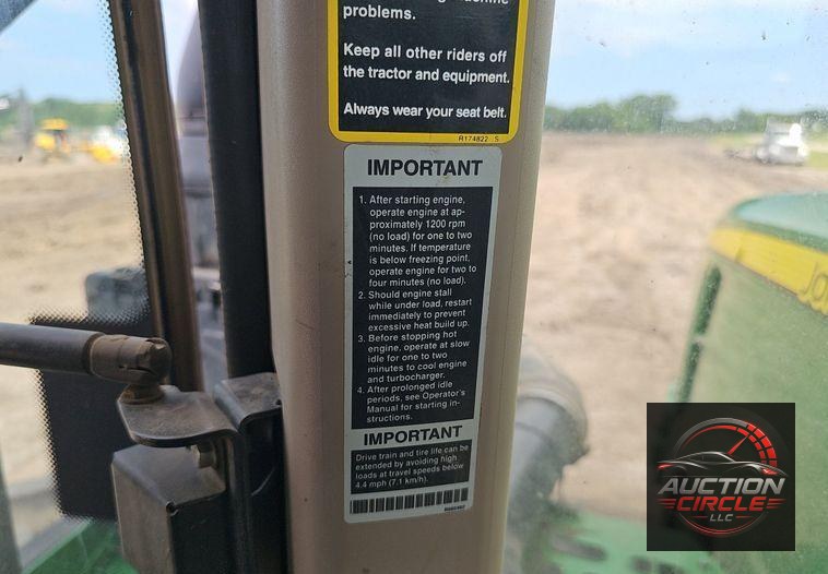 2019 John Deere 9520R Scraper Special 4WD tractor