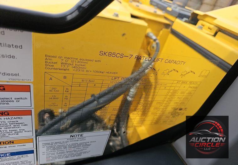2020 Kobelco  SK85CS-7 excavator