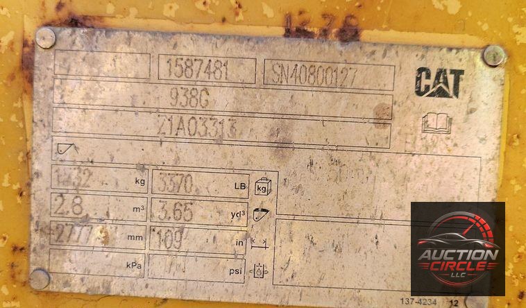 2005 Caterpillar 938G Series II wheel loader