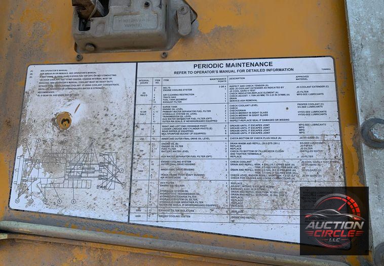 2015 John Deere 755K track loader