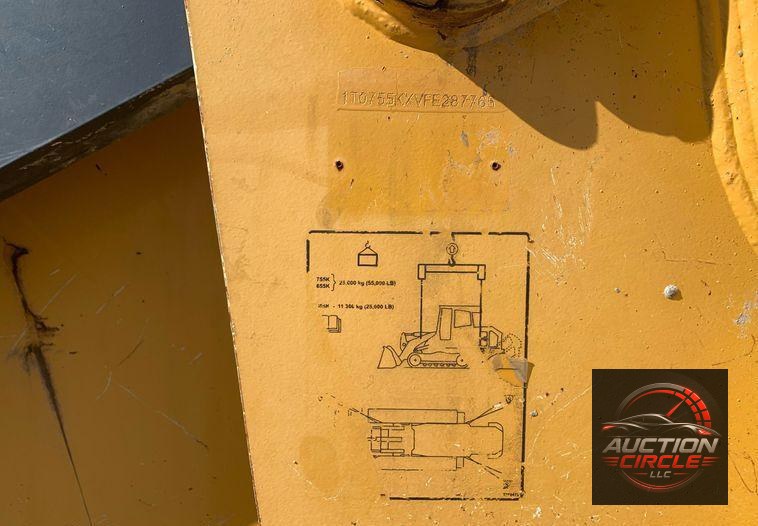2015 John Deere 755K track loader