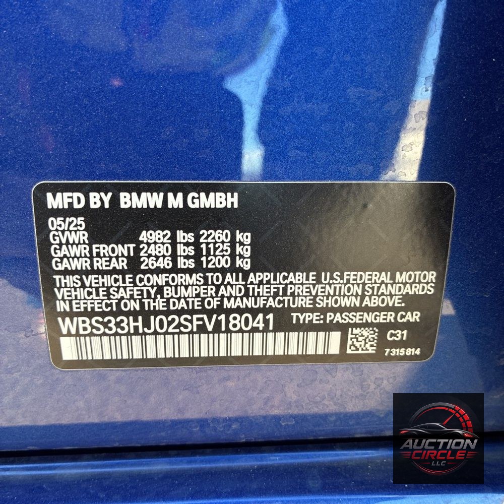 2025 BMW M3 Competition xDrive