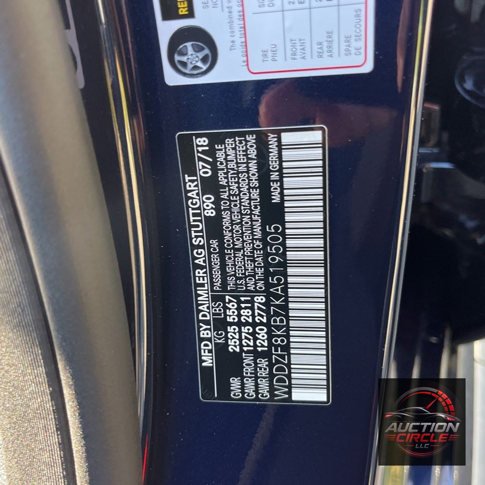 2019 Mercedes-Benz E-Class AMG E 63 S