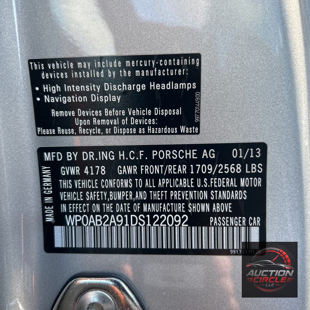 2013 Porsche 911 Carrera 4 4S