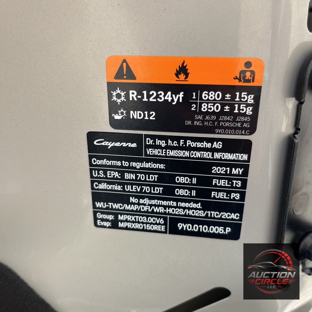 2021 Porsche Cayenne Base