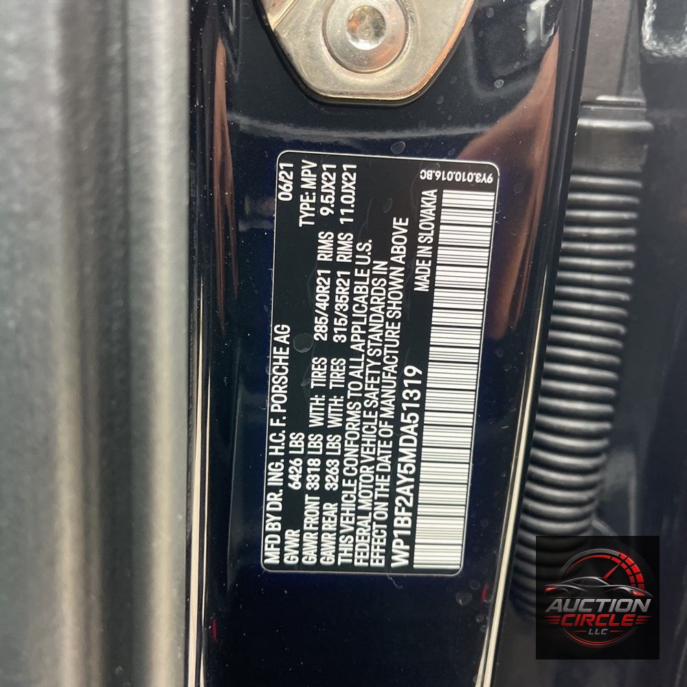 2021 Porsche Cayenne Turbo Coupe