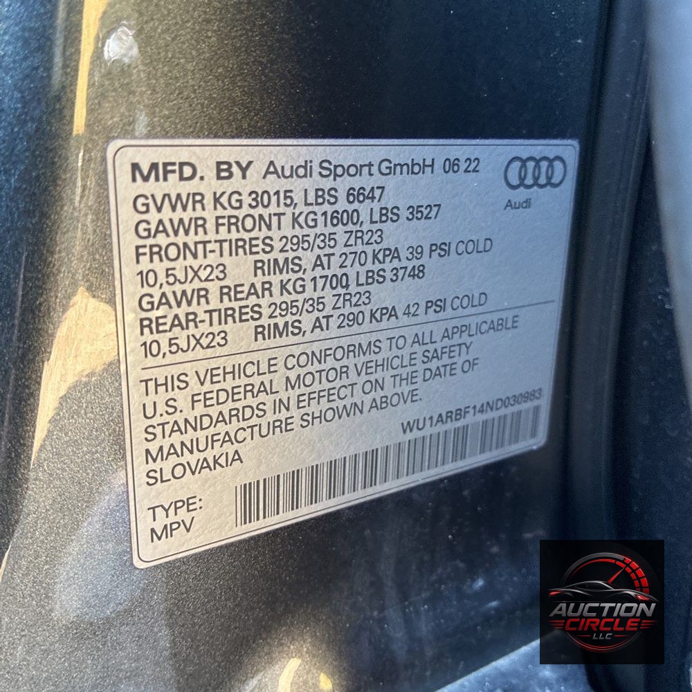 2022 Audi RS Q8