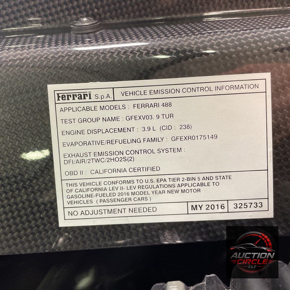 2016 Ferrari 488 GTB